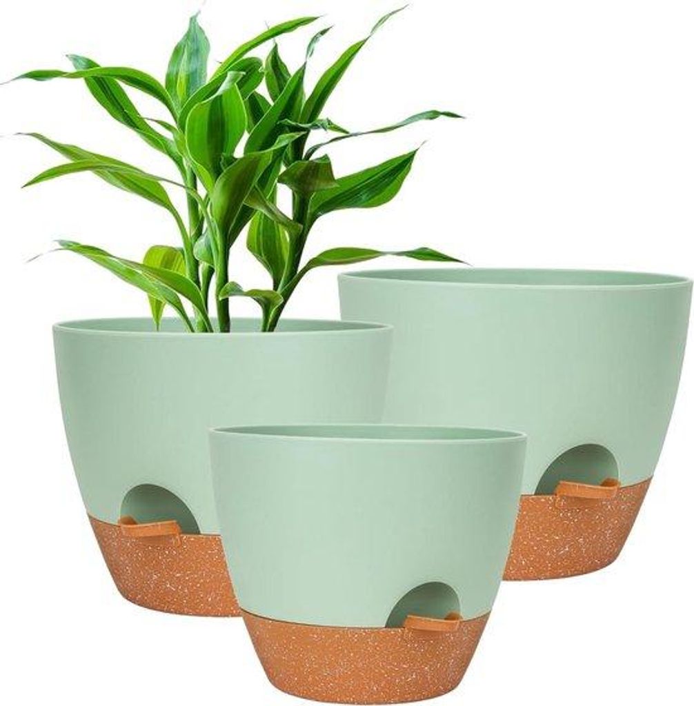 Orchideenpflanztopf mit Selbstwasserfunktion und Bewässerungssystem für Innen- und Außenbereich
