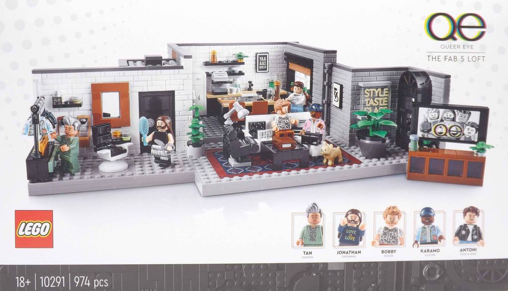 LEGO Icons 10291 Queer Eye – Das Loft der Fab 5