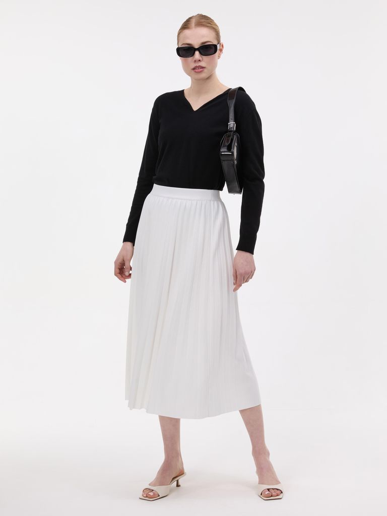 Orsay Damen-Midirock in Creme 36