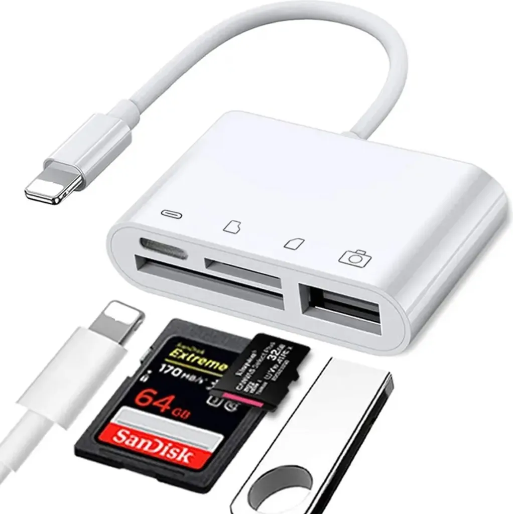 Adattatore Lightning Lettore Schede per Famiglie | Backup Facile Foto