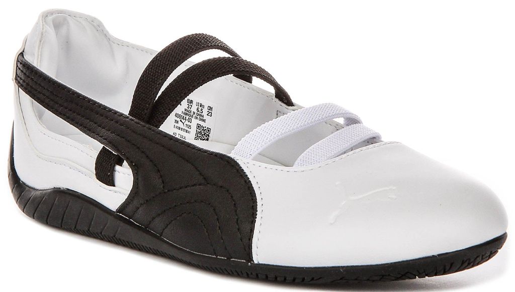 Puma Sc Ballet Leather In White For Women – 7.5 UK - 41 EU Produktbild 