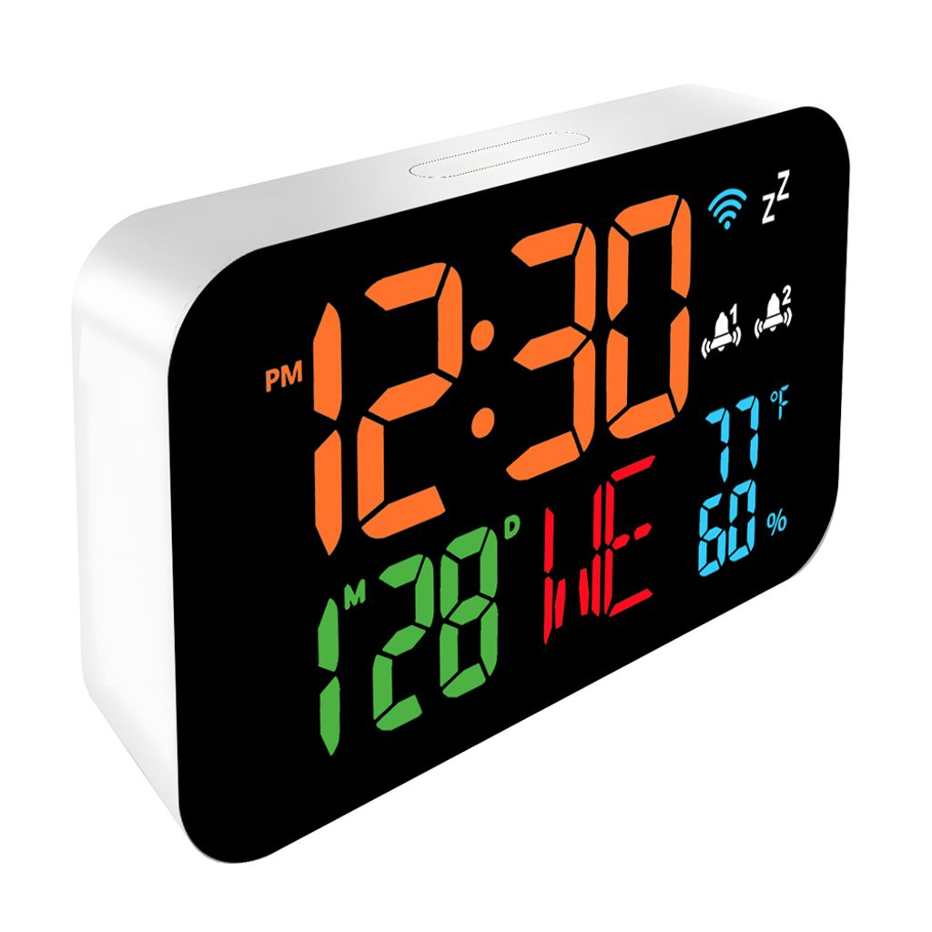 Tuya WiFi teploměr vlhkoměr, LED digitální vnitřní, hodiny Obrázek produktu 3