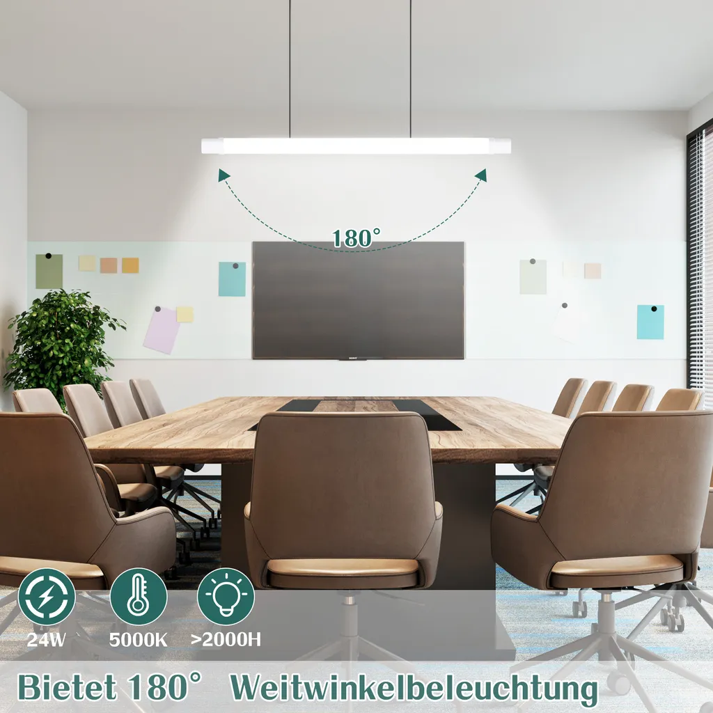 ZMH 24W Lampada LED Impermeabile 90cm - Offerta Illuminazione - 5