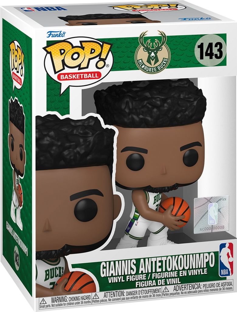 NBA Milwaukee Bucks - Giannis Antetokounmpo 143 - Funko Pop! - Vinyl Figur