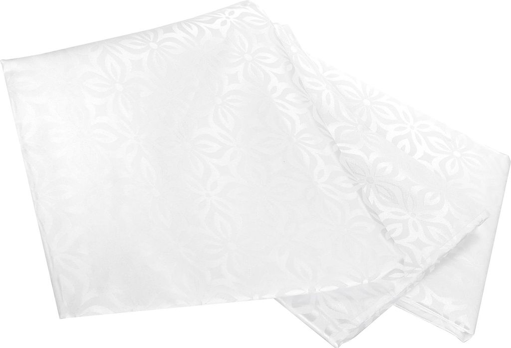 com-four Tischdecke XXL - Eckiges Tischtuch mit Muster - Tischdecke aus Polyester - Tafeldecke für Weihnachten, Geburtstag, Hochzeit - 220 x 150 cm