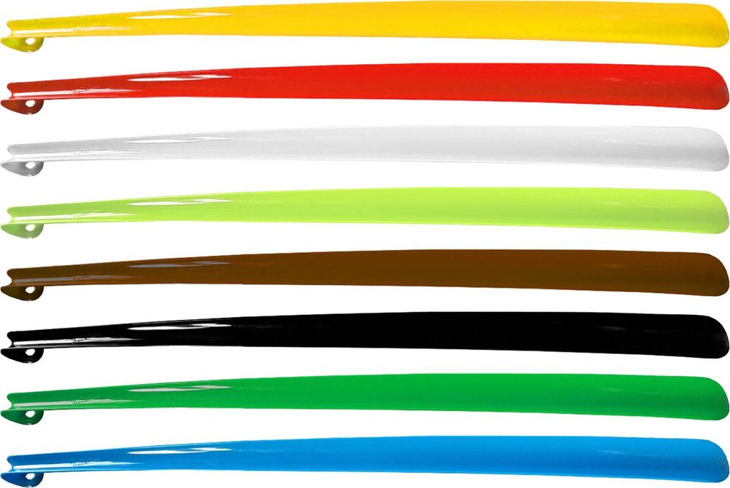 Schuhanzieher 75 cm lang, 5 cm breit aus Kunststoff, Produktbild 