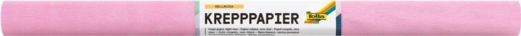 folia Krepppapier-Rolle (B)500 mm x (L)2,5 m hellrosa