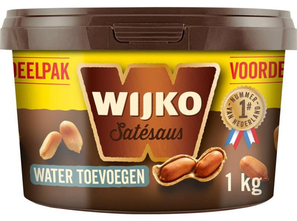 Wijko Satésaus 1000 ml – kremowy, pikantny sos orzechowy do Zdjęcie produktu 