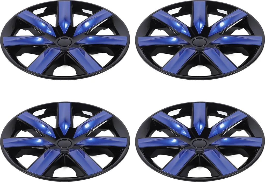 Enjoliveurs 19 pouces contre rayures jantes Model Y bleu sport