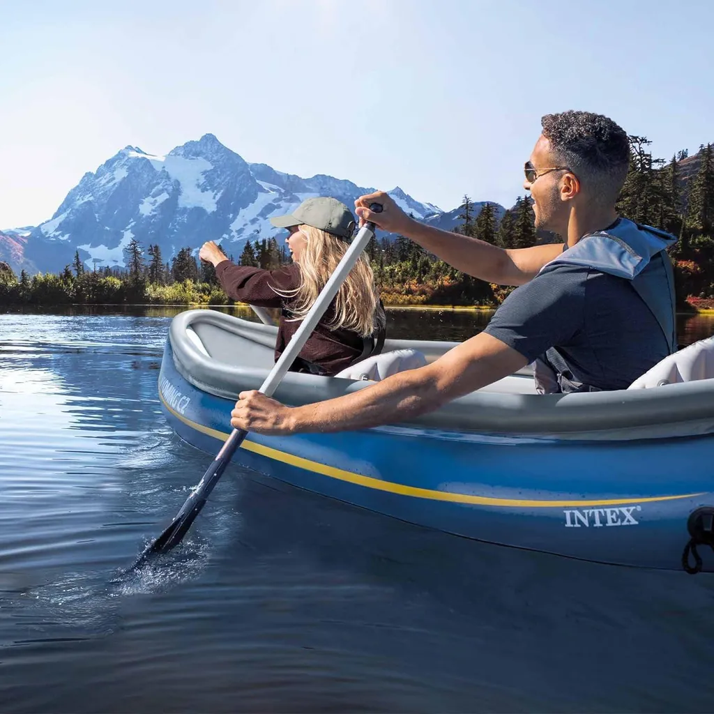 Kayak de mer et lac gonflable 2 personnes 302cm INTEX Wyoming C2 robuste