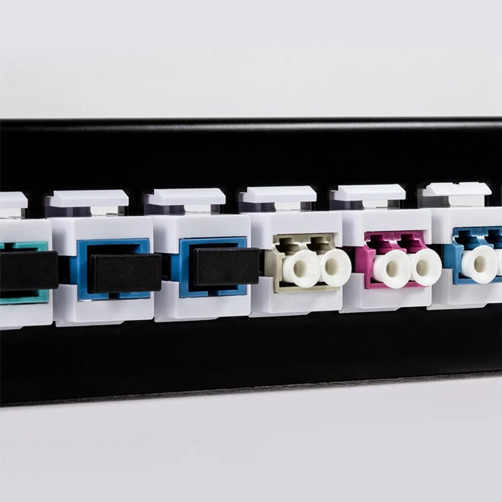 Coupleur SC-Simplex Multimode LogiLink OM3 à Faible Perte Bleu Aqua - 2
