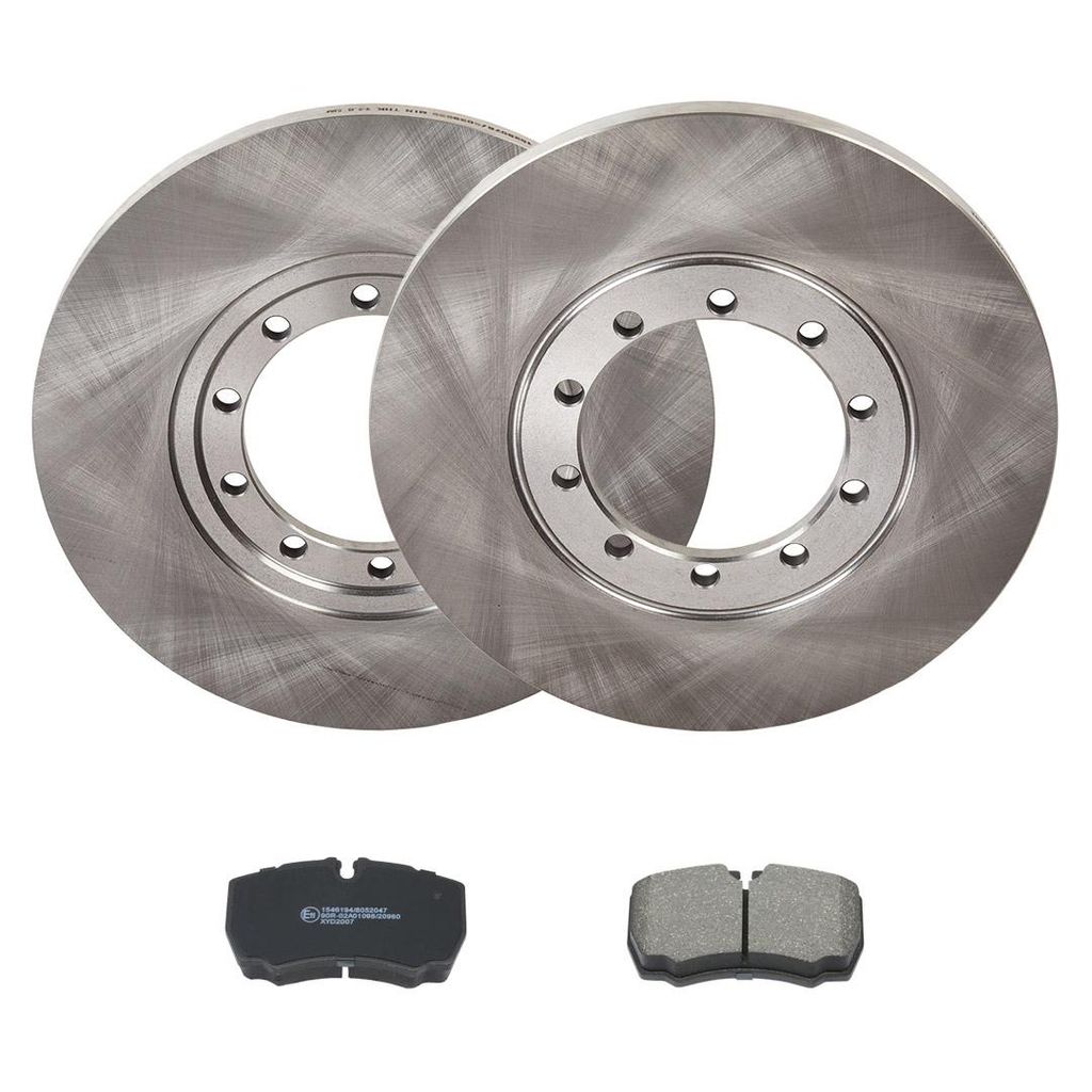 2X Bremsscheiben + Bremsbeläge