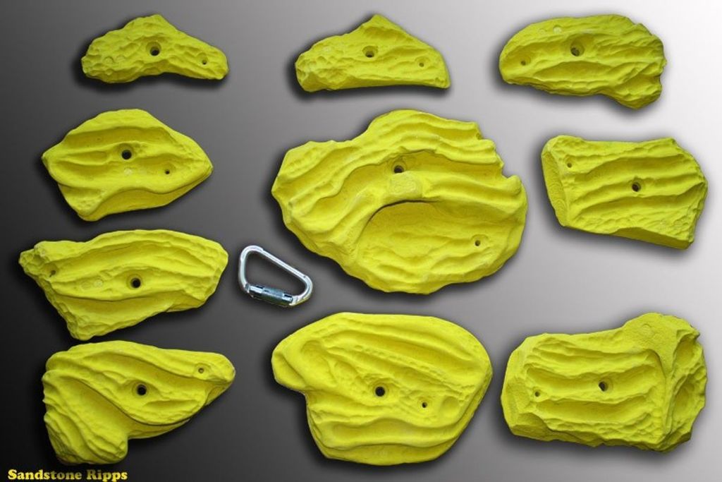 Sandstone Ripps Klettergriffe XL von Move-it-Climbingholds,sand