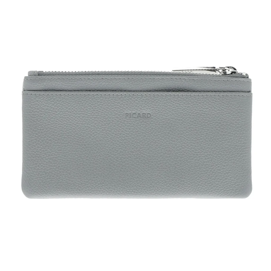 Porte-monnaie Picard Paola 1 Wallet Rock gris en cuir véritable élégant - 6