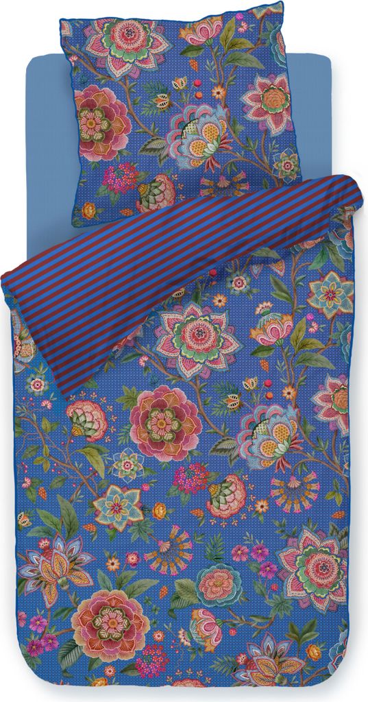 Pip Studio Bettwäsche Set 135x200 Dunkelblau | Bombay Bold