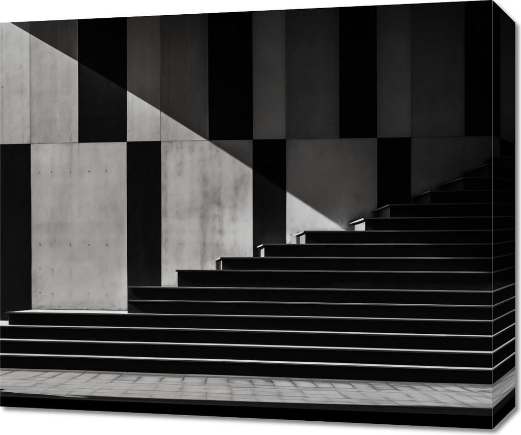 Bild 60x50cm Geometrie in der Architektur