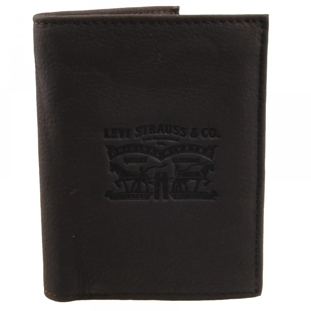 Porte-monnaie marron LEVI'S avec Compartiments Cartes et Cuir de Qualité