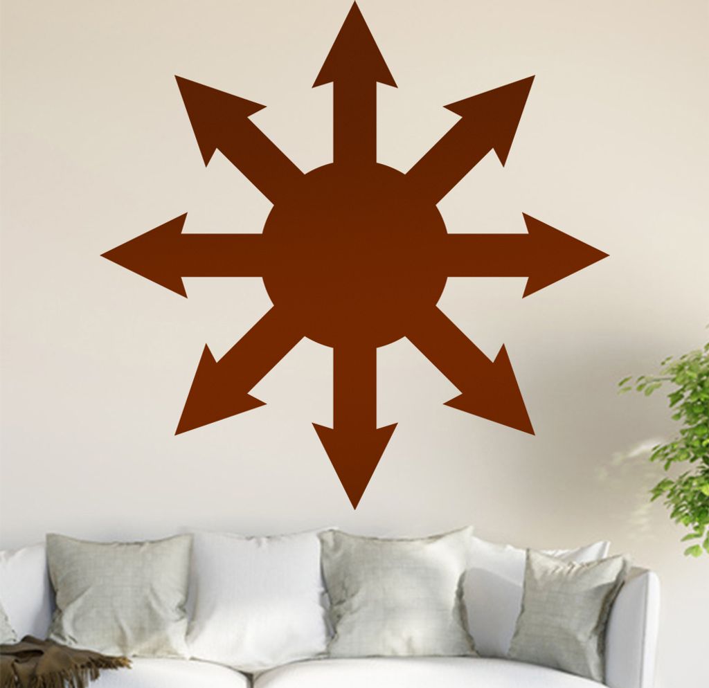 Chaosmagie Wandtattoo in 6 Größen - Wandaufkleber Wall Sticker - Dekoration, Küche, Wohnzimmer, Schlafzimmer, Badezimmer