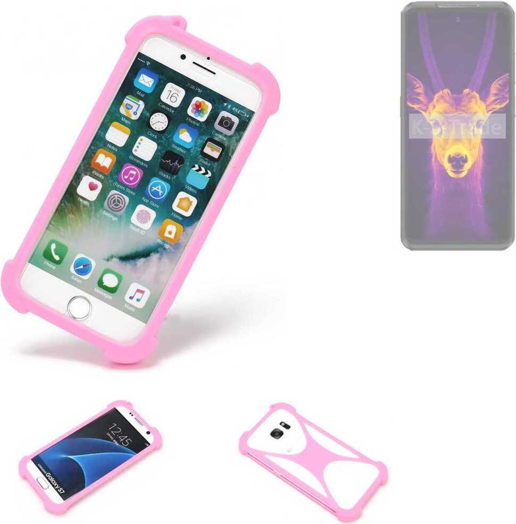 K-S-Trade Handy Hülle kompatibel mit Ulefone Armor 25T Schutz Hülle Bumper Silikon Schutz Hülle Cover Case Silikoncase Silikonbumper TPU Softcase