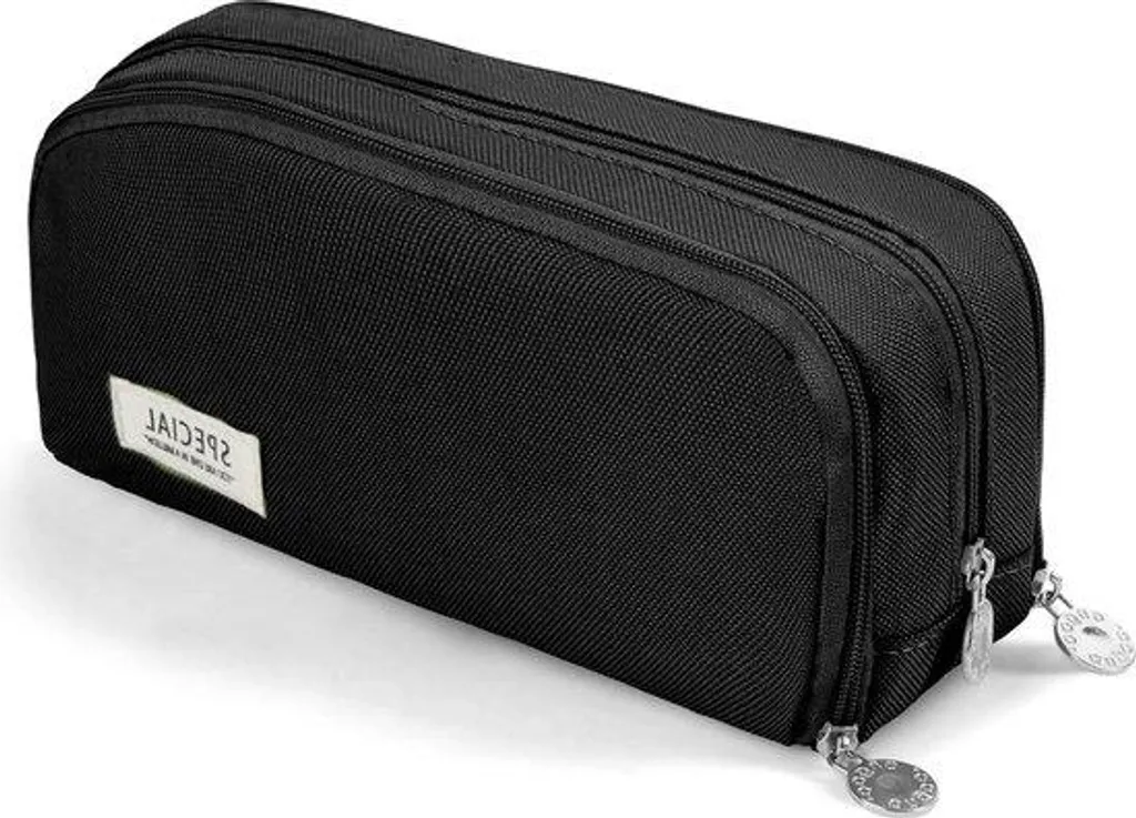 Trousse à maquillage noire spacieuse : fini le désordre pour les filles