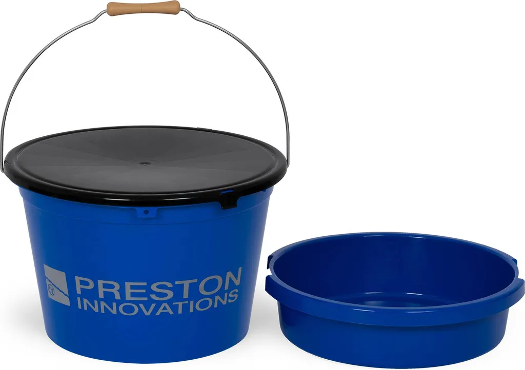 Seau Preston 25L Idéal pour Préparer et Transporter votre Amorce de Pêche