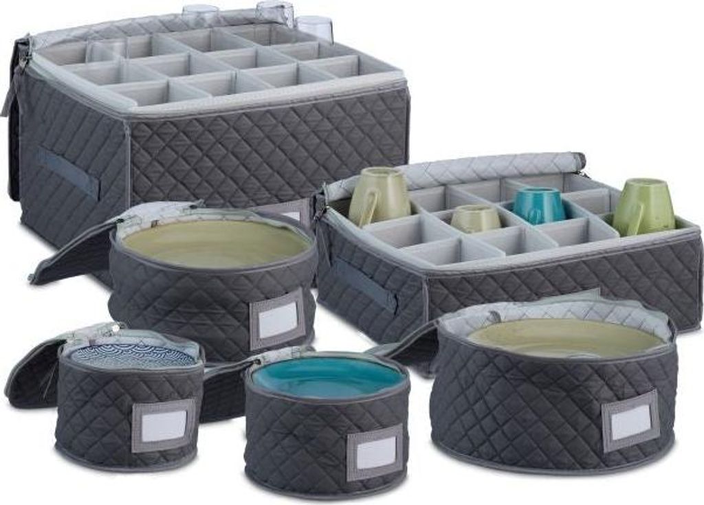 Aufbewahrungsbox für Porzellan 6er-Pack