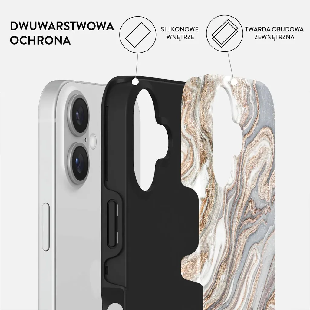Coque iPhone 16 robuste MagSafe - Fini les rayures et chutes au vent