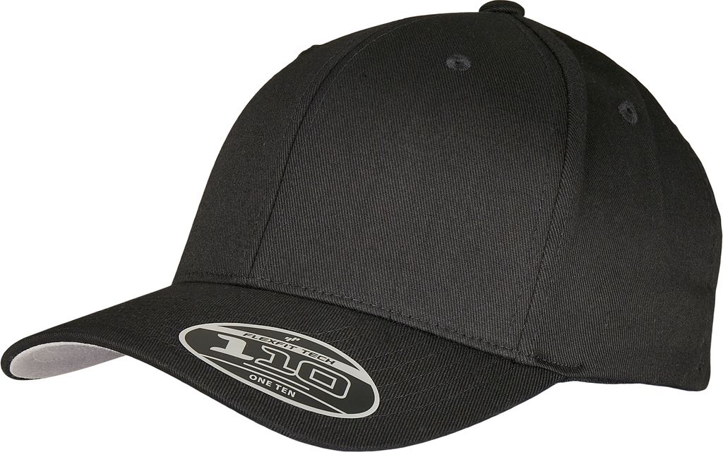 FLEXFIT 6277DC | Flexfit Wooly Combed Adjustable Cap, Robustes Material - Farbe: Black - Größe: One Size