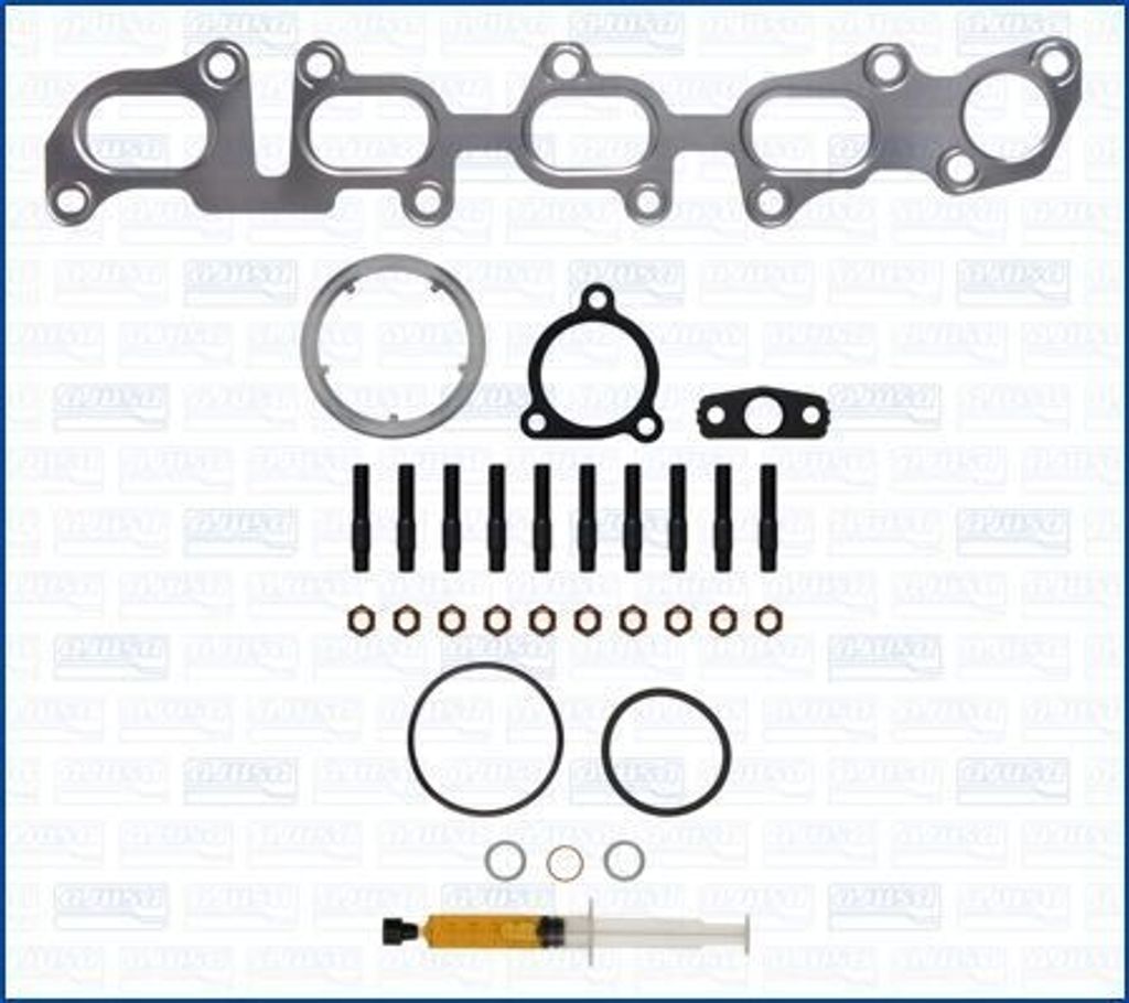 AJUSA JTC12297 Montagesatz Turbolader für VW Passat Variant (3G5, CB5) TIGUAN (5N) SHARAN (7N1, 7N2) Touran (5T1) CC (358) Passat Limousine (3G2, ...