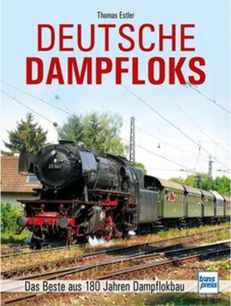 Locomotive Deutsche Dampfloks robuste en métal pour éviter les déraillements