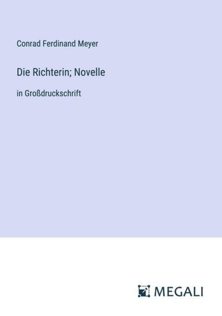Die Richterin Novelle