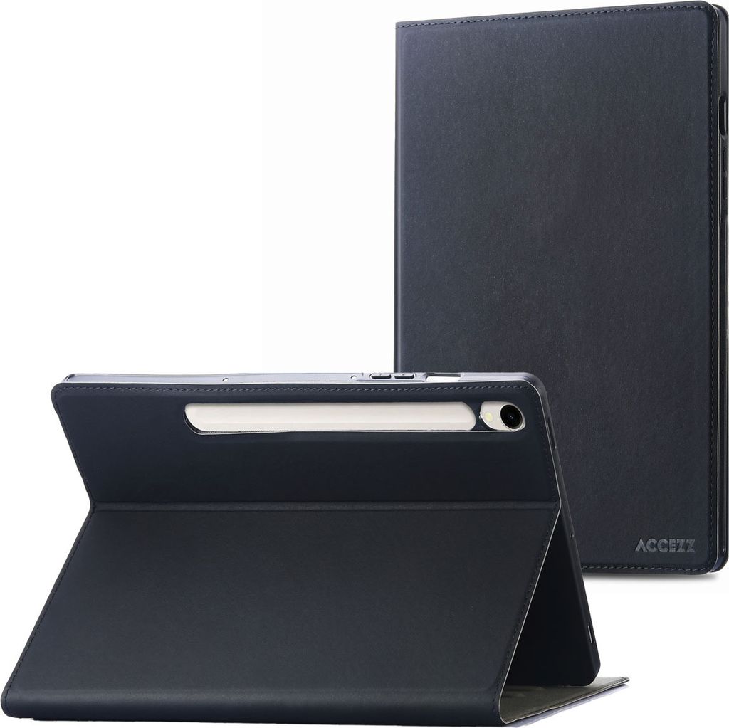 Accezz Classic Klapphülle Samsung Galaxy Tab S9 11.0 Zoll / Tab S10 FE / S9 FE 10.9 Zoll - Schwarz