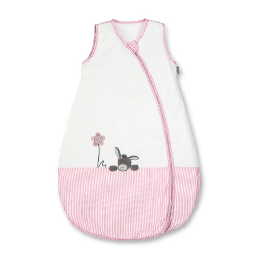 Turbulette bébé 110 cm Sterntaler Emmi Girl rose et blanc doux