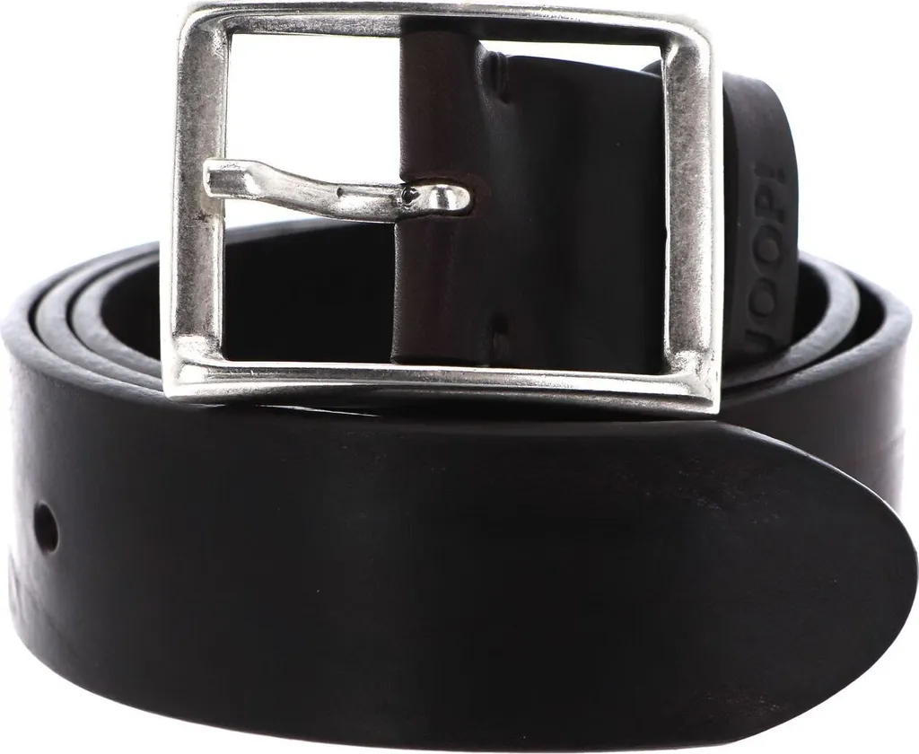 Cintura Uomo JOOP! Pelle Marrone Scuro 4cm - Design Classic Jeans Belt