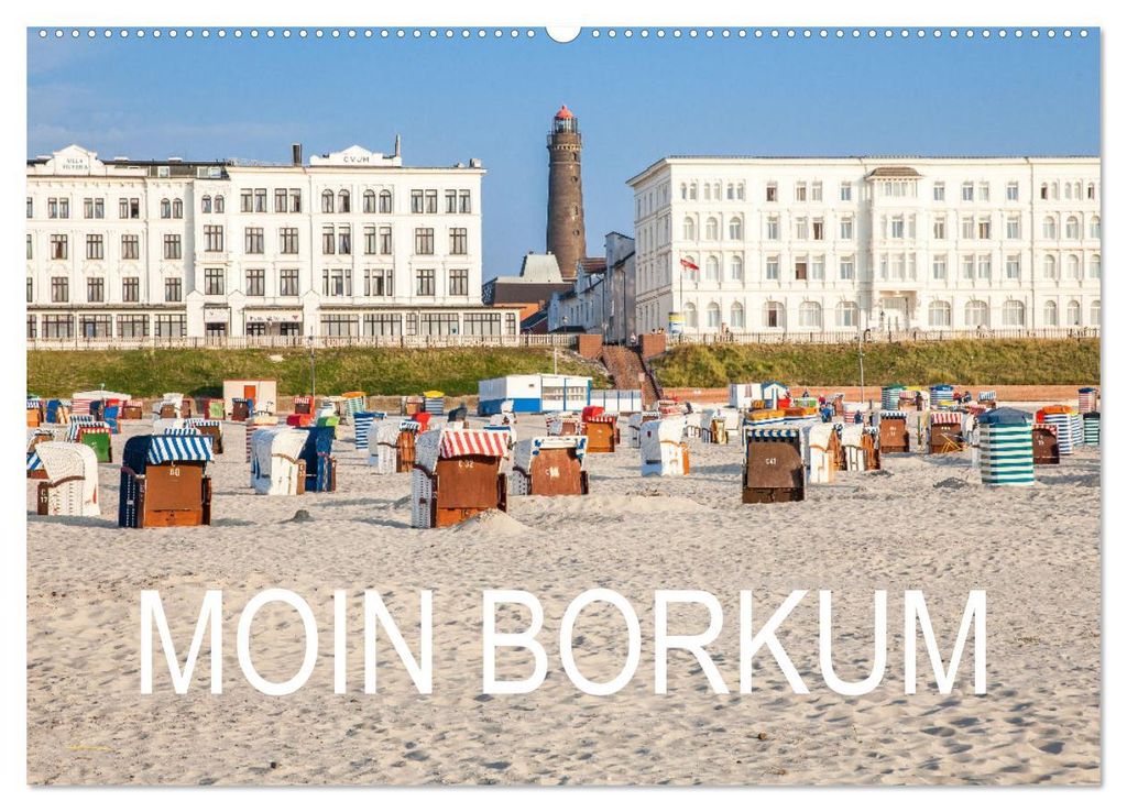 Moin Borkum (Wandkalender 2027 DIN A2 quer), CALVENDO Monatskalender