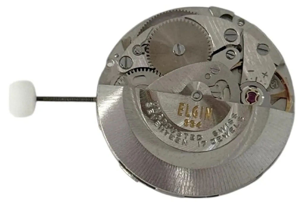 Mouvement Automatique AS 1916 Elgin 334 Complet pour Horlogerie d'Époque