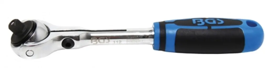 Clé à cliquet professionnelle à tête orientable 1/4 pouce modèle BGS - 7