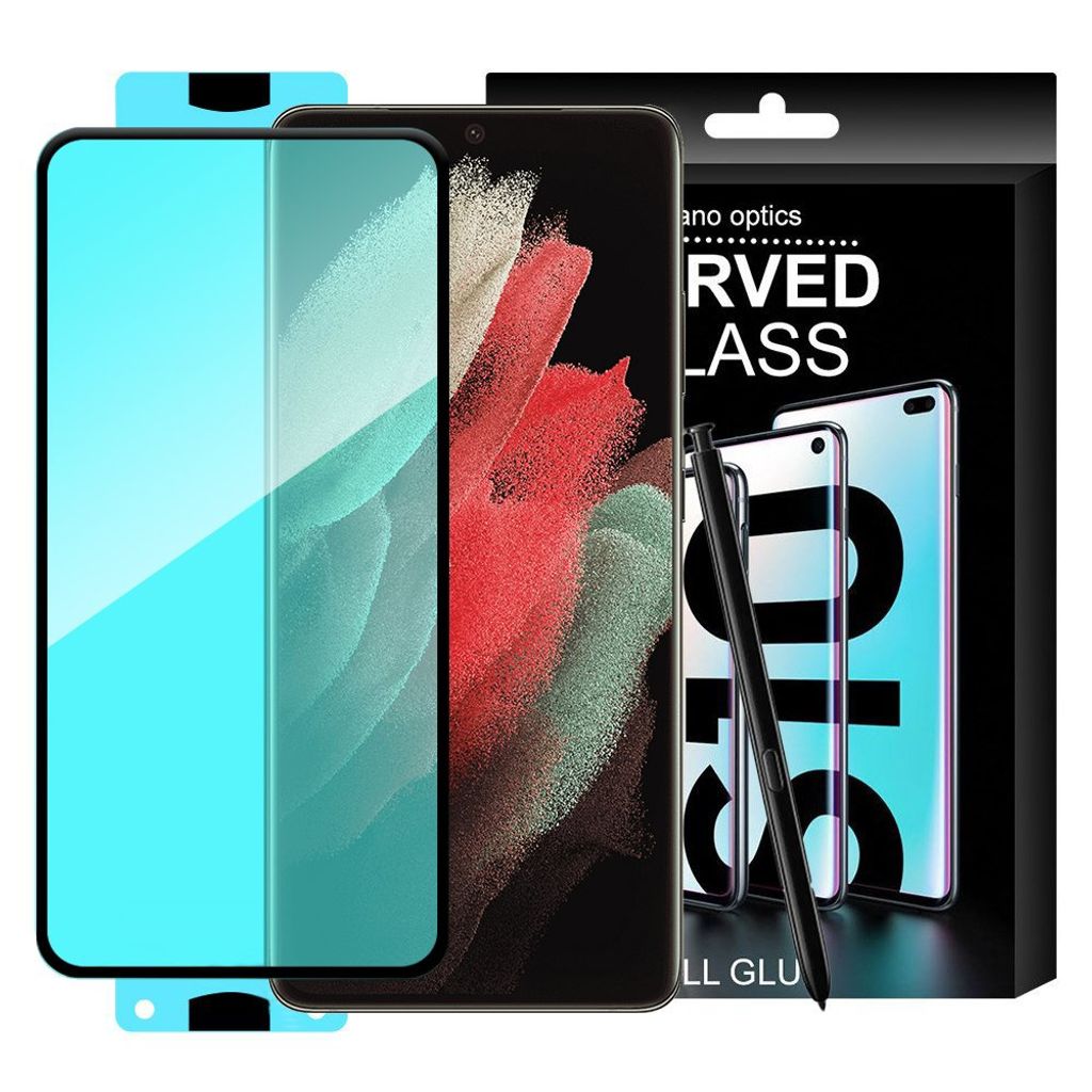 starfix Nano Flexi Hybrid Displayschutz mit Rahmen für Samsung Galaxy S21 Ultra 5G transparent