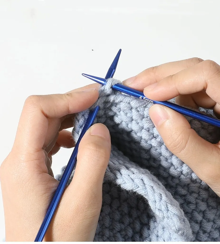 Kit au crochet ergonomique vert INF - Set avec laine et outils de base - 4