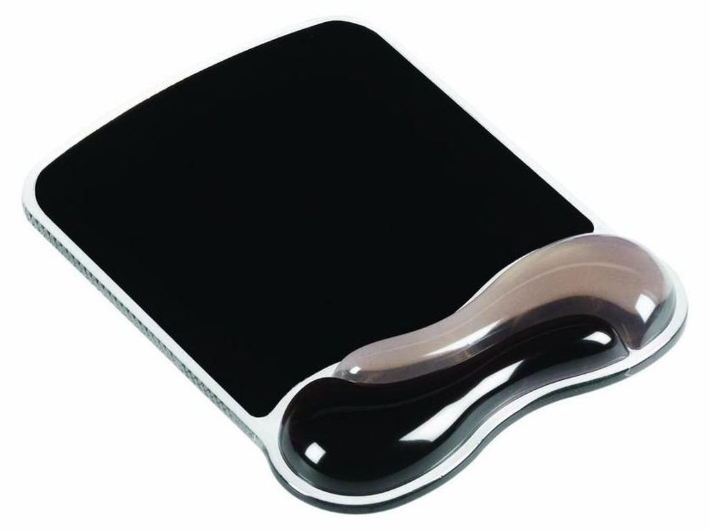 6012145 Ergonomisches Mauspad mit Handballenauflage, rutschfester und komfortabler Doppelgel-Handgelenkauflage, kompatibel mit Laser- und optischen...