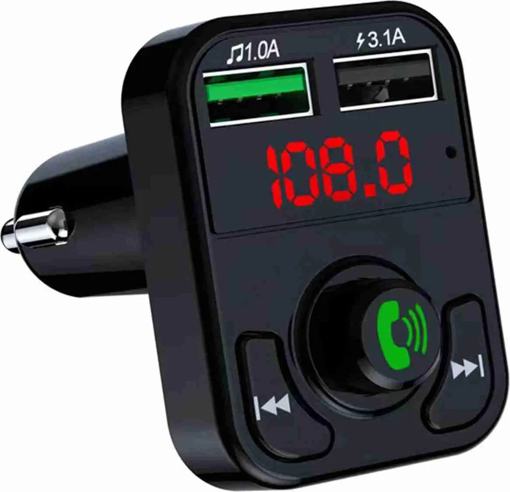 Adattatore Radio Bluetooth Auto: Lettore Musica e Caricatore USB