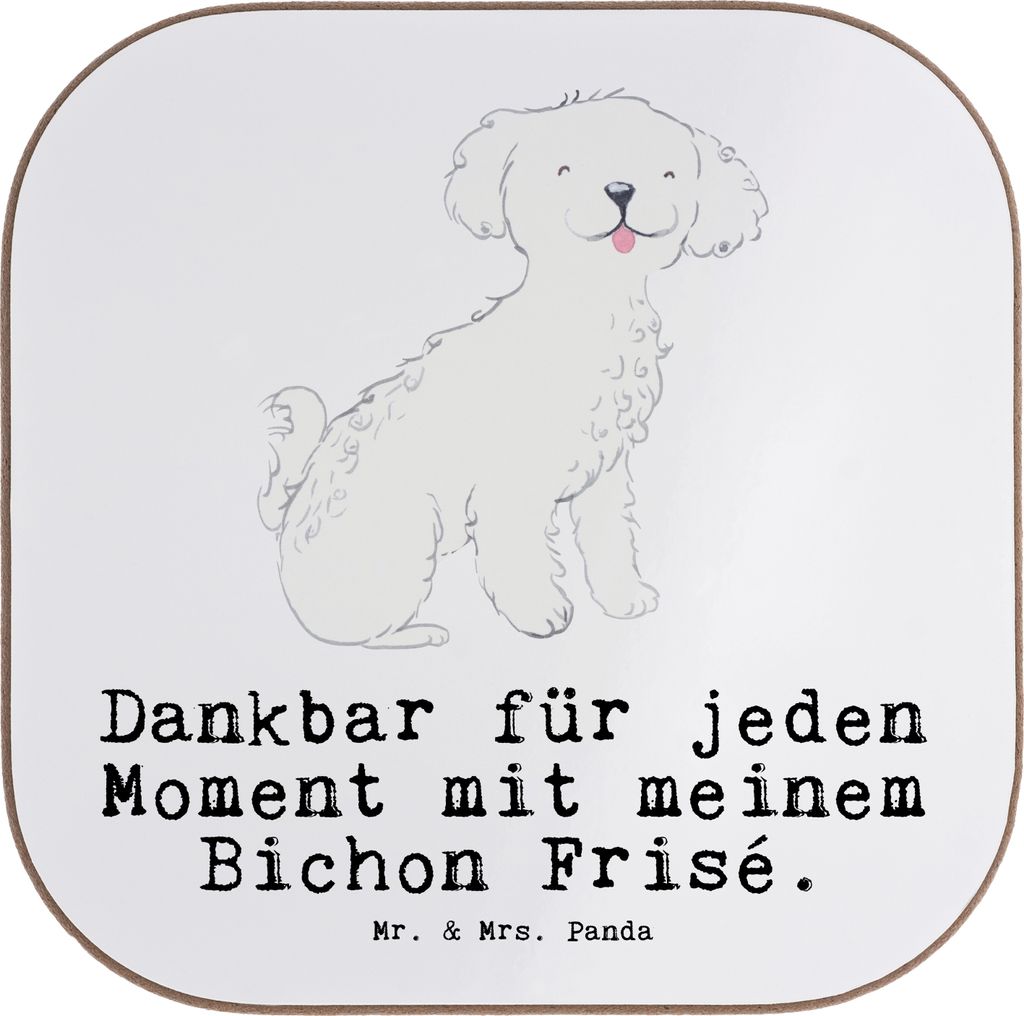 Mr. & Mrs. Panda Untersetzer für Gläser Bichon Frisé Moment Produktbild 