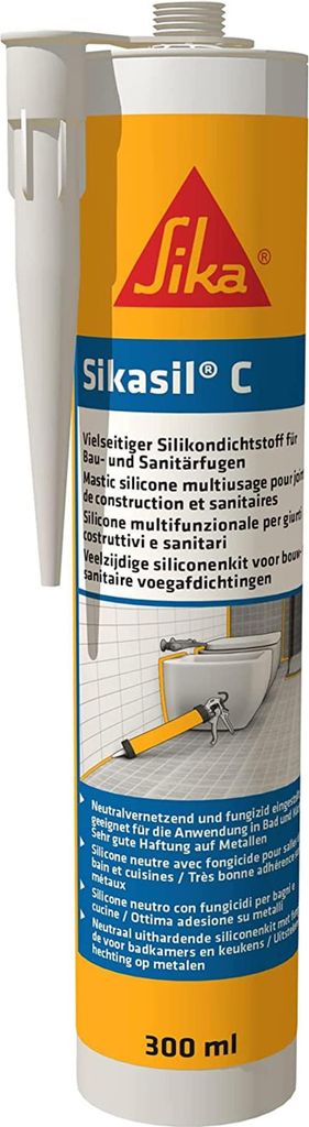 SIKA SikasilC Sanitärsilikon 300ml transparent