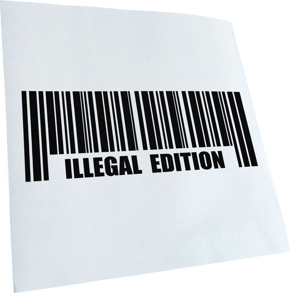 Kiwistar - Autoaufkleber - Illegal Edition - Neongrün - 20x7cm - Aufkleber für Auto, Laptop, Fahrrad, LKW, Motorrad mehrfarbig JDM Decal Racing