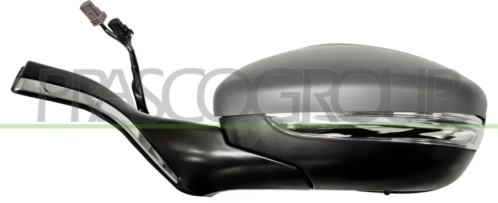 Rétroviseur gauche PRASCO PG3267354P pour Peugeot 208 et 2008 OE 1607511980
