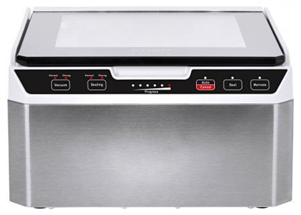 Caso VacuChef 40, Schwarz, Edelstahl, Glas, Edelstahl, Produktbild 