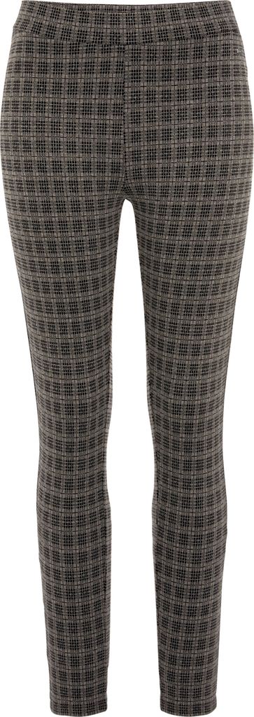 LASCANA Leggings beige schwarz gemustert Größe 40/42
