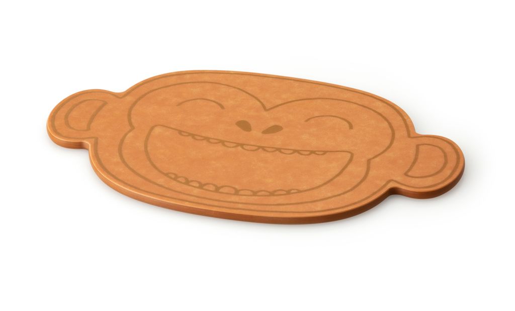 DURACORE Kinderbrett Affe, Duracore braun 23,3x17x0,6 cm Produktbild 