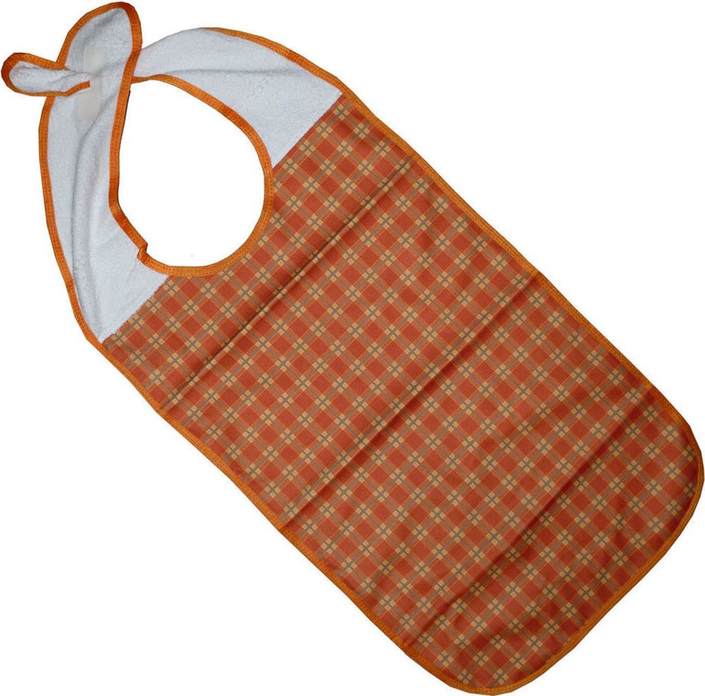 PFLEGE POINT® Ess-Schürze mit Steckverschluss terracotta Produktbild 