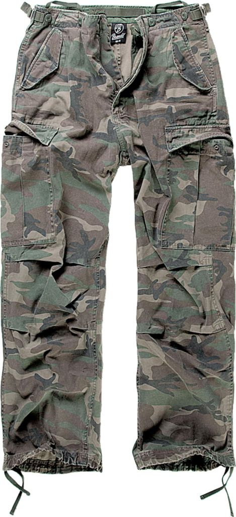 Brandit BD1001 | M-65 Vintage Cargo Pants S bis 7XL - Farbe: Olive Camo - Größe: 6XL